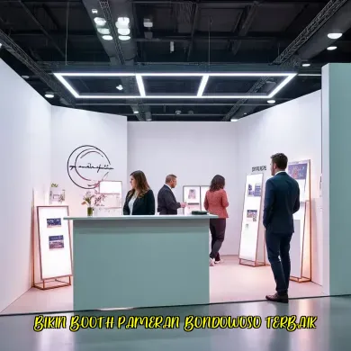 bikin booth pameran bondowoso terbaik
